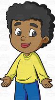 Image result for Cartoon Black Boy with Curly Hair