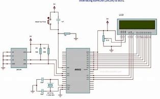 Image result for EEPROM 24C04 with I2C Circuit