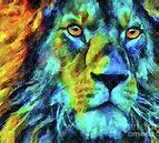 Image result for Colourful Lion Image