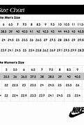 Image result for nike shoe sizing charts mens