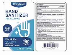 Image result for Hand Sanitizer Botttle Label