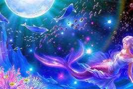 Image result for Mermaid Background Pink Purple Blue
