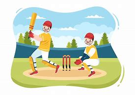 Image result for Children's Are Playing Cricket Cartoon