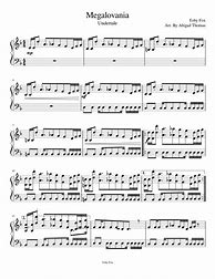 Image result for MeGaLoVania Sheet Music Piano Free