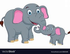 Image result for Elephant Family Cartoon