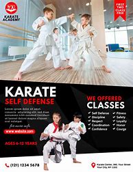 Image result for Ad for Action Karate
