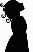 Image result for Silhouette Girl Looking at Stars