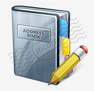 Image result for Clip Art Image of Address Book