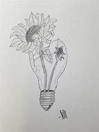 Image result for Broken Light Bulb Sketch