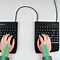 Image result for Separate Hand Keyboard