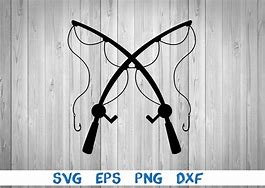 Image result for Crossed Fishing Poles SVG