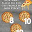 Image result for 10 Inch Pizza 12 Pieces