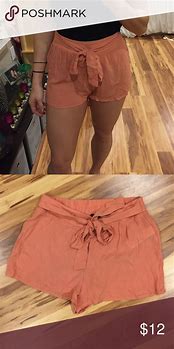 Image result for Women's Salmon-Colored Shorts
