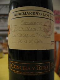 Image result for Concha y Toro Carmenere Winemaker's Lot 31 Peumo