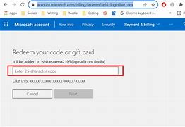 Image result for Microsoft Account Redeem Code