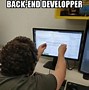 Image result for Frontend/Backend Wednesday Meme