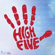 Image result for Blue Person Giving High Five SVG