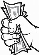 Image result for Cash Clip Art Black and White