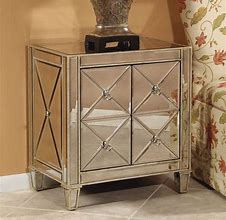 Image result for Glass Mirrored Bedroom Furniture