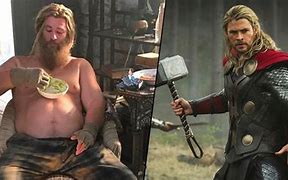 Image result for Avengers Endgame Fat Thor