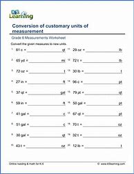 Image result for 6 Grade Math Measurement Worksheets