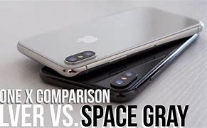 Image result for iphone x silver vs black