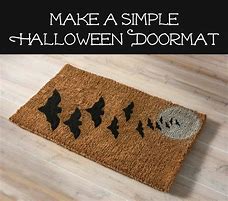 Image result for Halloween Door Mat