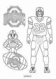Image result for Ohio State Buckeyes Football Coloring Pages