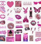 Image result for Aesthetic Pink Stickers Wallpaper for Laptop