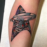 Image result for Star Trek Badge Tattoo