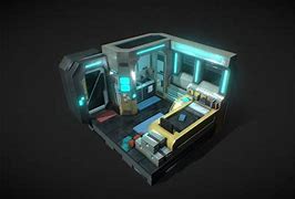 Image result for 3D Sci-Fi Rooms