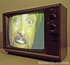 Image result for Magnavox CRT TV Brown Wooden