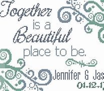 Image result for wedding cross stitchers quote