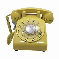 Image result for Yellow Rotary Dial Phone