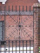 Image result for Wrought Iron Fence Designs