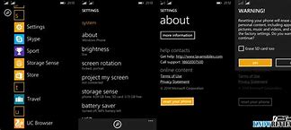 Image result for How to Reset Windows Phone