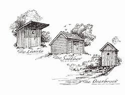 Image result for Cabin with a Man Standing