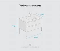 Image result for Seated Vanity Dimensions