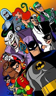 Image result for 90s Batman Cartoon Art