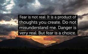 Image result for Will Smith Fear Quote