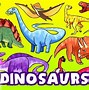 Image result for Dinosaur Listg for Kids
