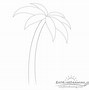 Image result for Palm Tree Line Drawing