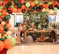 Image result for Jungle Safari Theme Birthday Party