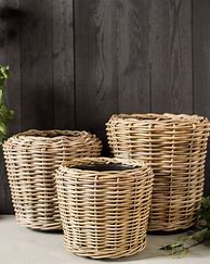 Image result for Baskets as Planters
