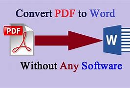 Image result for Change From PDF to Word