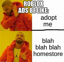 Image result for Roblox Ad Meme