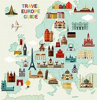 Image result for Tourist Map of Europe