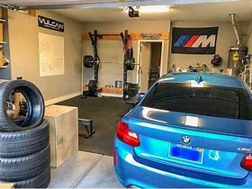 Image result for One Car Garage Gym Ideas