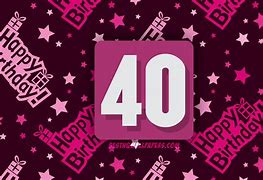 Image result for 40th Birthday Wallpaper