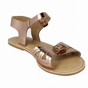 Image result for Leather Buckle Flat Sandals